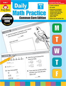 750 Daily Common Core Math Practice, Grade 1