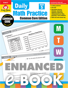 754 Daily Common Core Math Practice, Grade 5