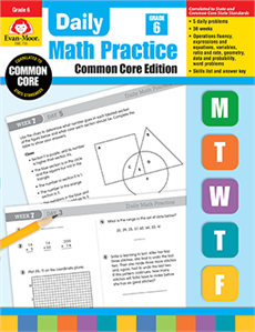 755 Daily Common Core Math Practice, Grade 6
