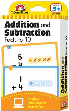 4168 Flashcards - Beginning Addition & Subtraction Facts To 10