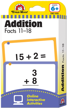 4169 Flashcards - Addition Facts 11-18