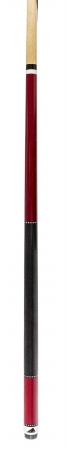57 In. Two-piece Hardwood Cue, Red