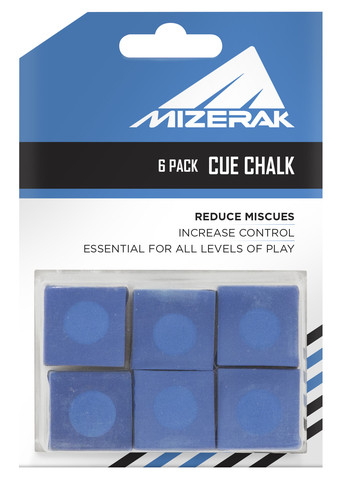 P1810 Cue Chalk, 6 Pack