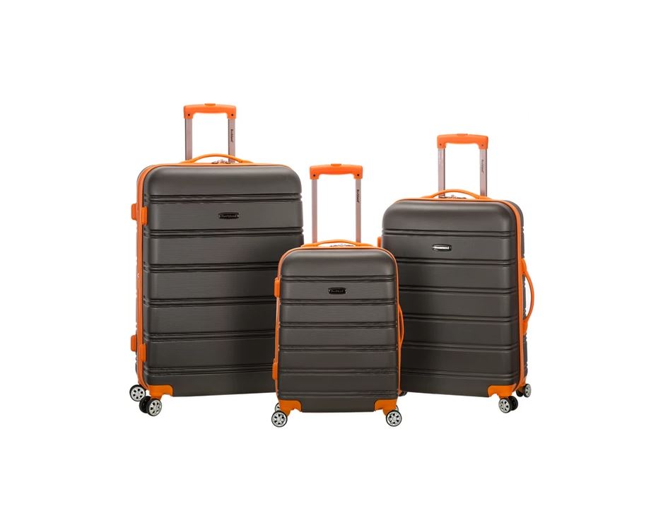 Foxluggage F160-charcoal Upright Luggage - Charcoal, 3 Pieces