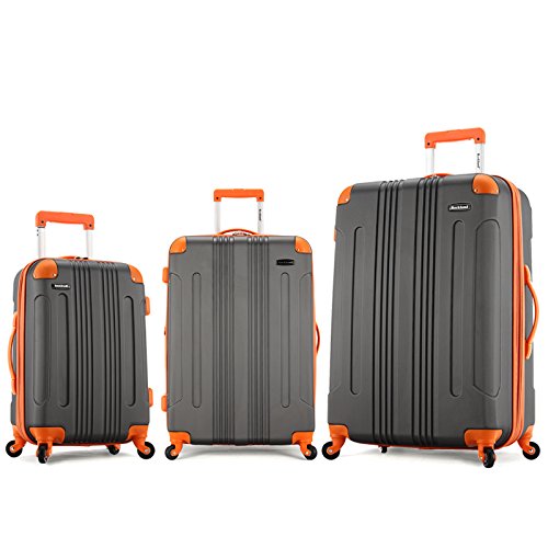 Foxluggage F190-charcoal Upright Luggage, 3 Pieces