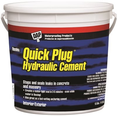 14090 Dap Quick Plug Hydraulic & Anchoring Cement, 10 Lbs.
