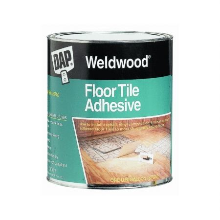 137 Dap Weldwood Floor Tile Adhesive, Clear, Gallon