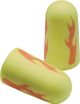 312-1252 3m E-a-rsoft Yellow Neon Blasts Disposable Cordless Earplugs-box 200