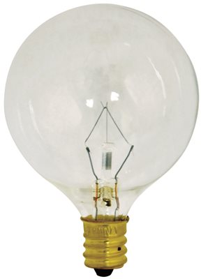 A3922 Satco Incandescent Decorative Lamp G16, Clear