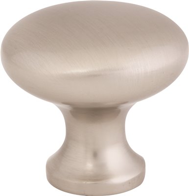 2491937 Cabinet Knob 1-1/8 In. Brushed Nickel 25 Per Pack