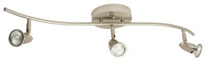 Ns-003 Monument 3-light Track Fixture, Brushed Nickel