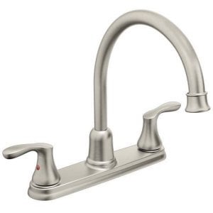 40617csl High Arc Kitchen Faucet With Two Handles, Chrome