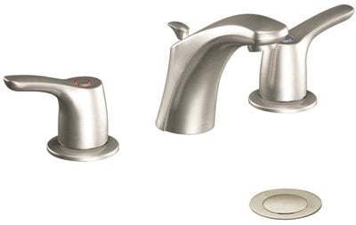 Ca42111bn Cleveland Faucet Group Baystone Two Handle Bathroom Faucet, Brushed Nickel