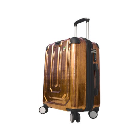 UPC 812836021018 product image for Mia Toro M1005-20in-GLD Spazzolato Metallo Hardside Spinner Carry-On - Gold | upcitemdb.com
