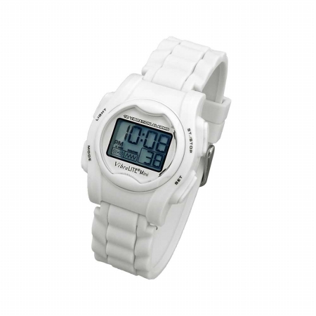 Cicso Independent Gad-vmswh Vibrating Watch With Silicone Band- White