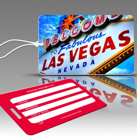 Tagcrazy Dc003 Us Destinations Luggage Tags - Las Vegas - 3 Pack
