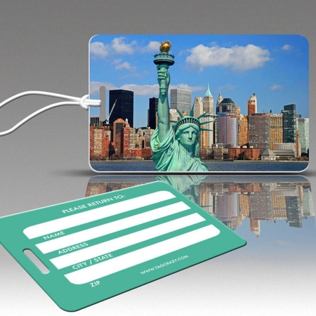 Tagcrazy Dc006 Us Destinations Luggage Tags - Statue Of Liberty - 3 Pack