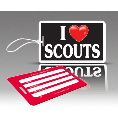 Tagcrazy Ihc026 Iheart Luggage Tags - I Heart Scouts - 3 Pack