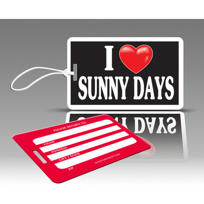 Tagcrazy Ihc030 Iheart Luggage Tags - I Heart Sunny Days - 3 Pack