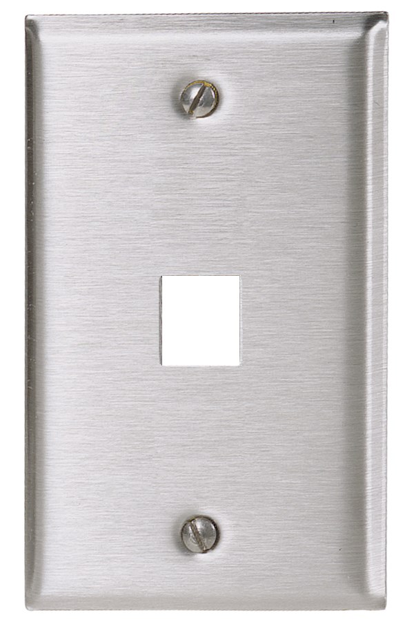 Ssf11 Stainless Steel Plate, 1-gang, 1-port
