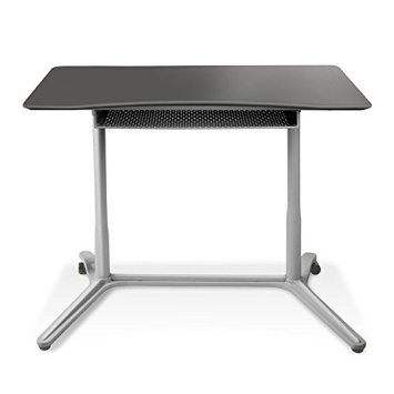 Unique Furniture 204-esp Height Adjustable Sit Stand Desk In Espresso
