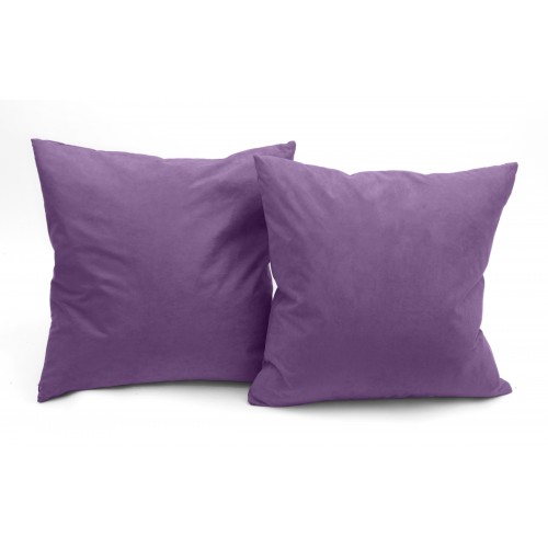 Light Purple Microsuede Couch Pillows