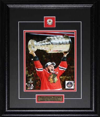 Toews_8x10_2015cup Jonathan Toews Chicago Blackhawks 2015 Stanley Cup 8x10 Frame