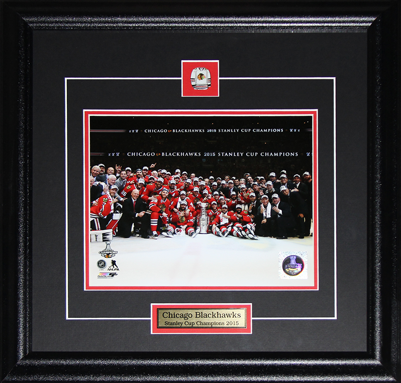 2015blackhawks_8x10 2015 Chicago Blackhawks Stanley Cup Champions 8x10 Frame