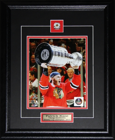 Kane_8x10_2015cup Patrick Kane Chicago Blackhawks 2015 Stanley Cup 8x10 Frame