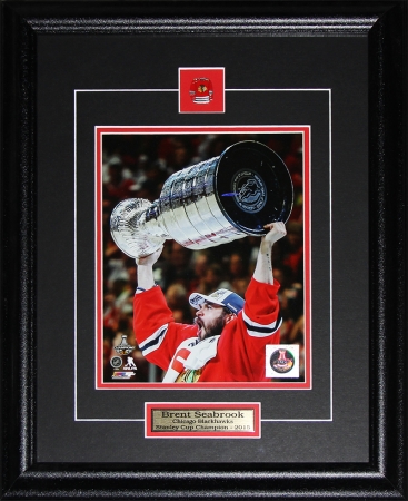 Seabrook_8x10_2015cup Brent Seabrook Chicago Blackhawks 2015 Stanley Cup 8x10 Frame