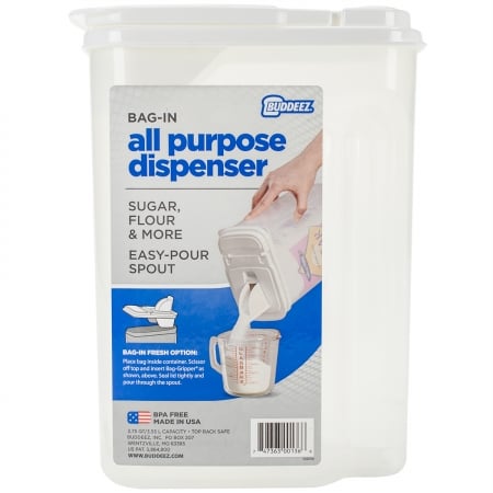 B00136 3.5 Qt. Bag - In All - Purpose Dispenser With Handle - 9.25 X 6.25 X 4.25 In.