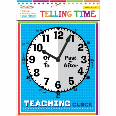 Ctm1037 Creative Teaching Materials Telling Time Clocks