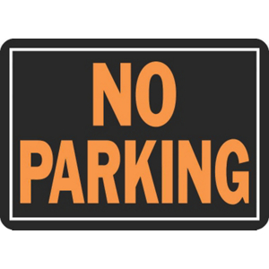Hy-ko Products 805 Sign No Parking 10 X 14 In. Aluminum