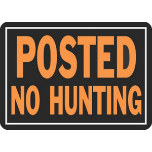 Hy-ko Products 812 Sign No Hunting 10 X 14 In. Aluminum Pack Of 12