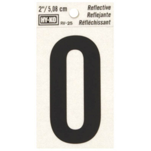 Hy-ko Products Rv-25-o 2 In. Letter House O Refill, Black Pack Of 10