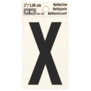 Hy-ko Products Rv-25-x 2 In. Letter House X Refill, Black Pack Of 10