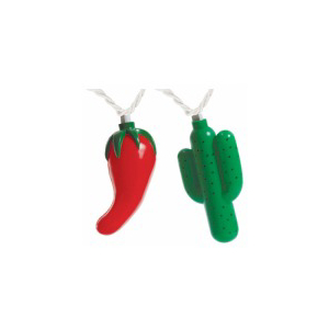 Manufacturing Inc 42659 Party Lights, Chili & Cactus