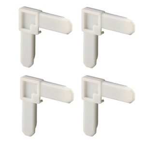 Line Products Pl 7729 Frame Corner Plastic 0.31 In., White