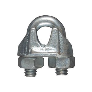 Hardware N248-286 0.18 In. Zinc Plated Wire Cable Clamp