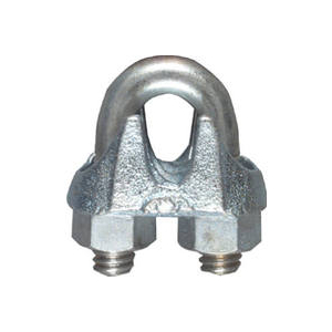 Hardware N248-294 0.25 In. Zinc Plated Wire Cable Clamp