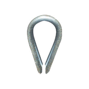 Hardware N176-818 0.25 In. Zinc Plated Rope Thimble