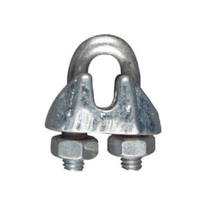 Hardware N248-260 0.06 In. Zinc Plated Wire Cable Clamp