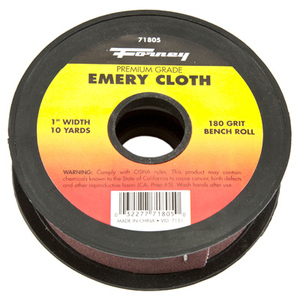 Industries Inc 71805 Cloth Emery 180 Grit 1 In. X 10 Yard