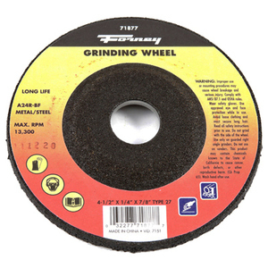 Industries Inc 71877 Wheel Grind Type 27 Metal - 4.5 X 0.25 In.