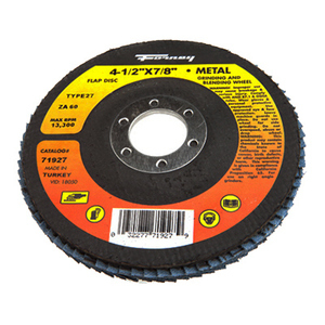 Industries Inc 71927 Disc Flap Type27 60grit - 4.5 In.