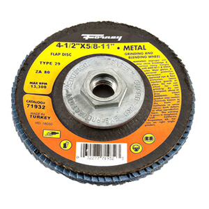Industries Inc 71932 Disc Flap Type29 80grit - 4.5 In.