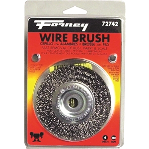 Industries Inc 72742 Brush Wire Wheel Coarse 4 X .012 In.