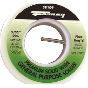 Industries Inc 38109 Solder 0.09 In Solid Wire 50-50 0.25 Lbs.