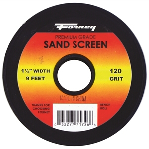 Industries Inc 71727 Sand Screen 180 Grit - 1.5 In. X 9 Ft.