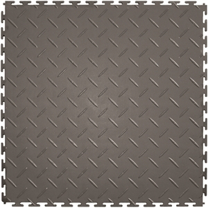 Floor Tile L Itdp450dg45 20.5 X 20.5 In. Flexible Interlocking Vinyl Floor Tile